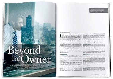 Beyond the Owner, June 2011